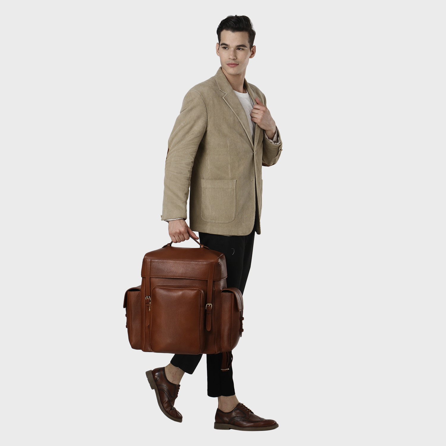 Beverly Alexander Strapped ‘Box’ Back pack