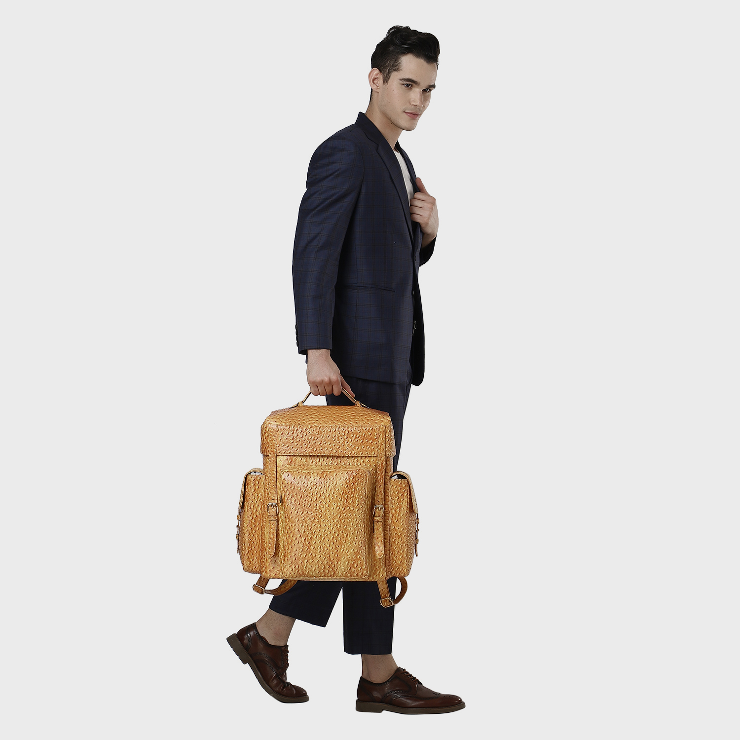 Beverly Alexander Strapped ‘Box’ Back pack