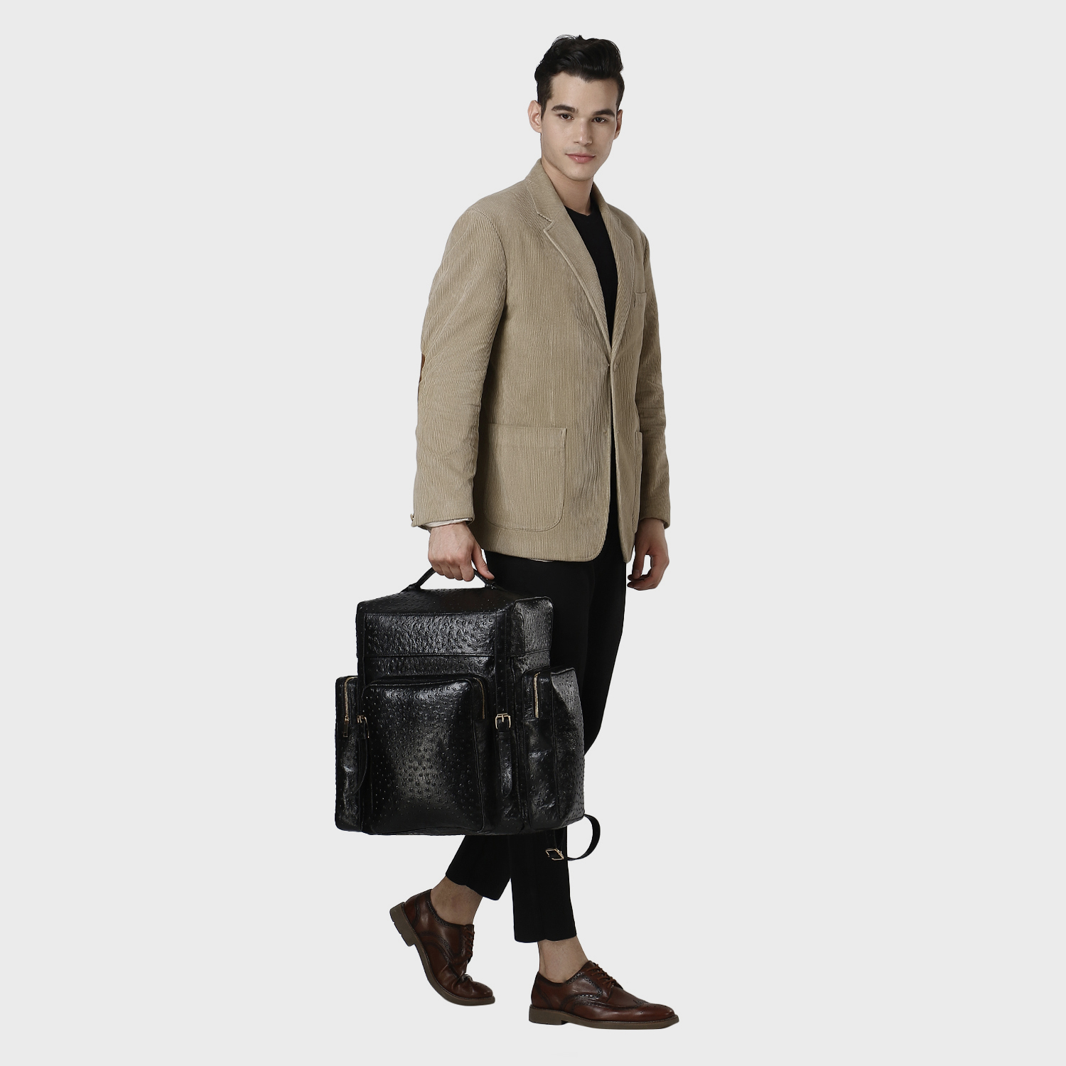 Beverly Alexander Strapped ‘Box’ Back pack